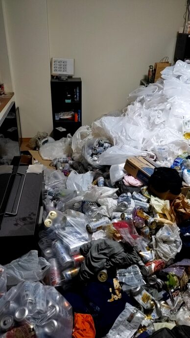 別府市のゴミ屋敷の画像