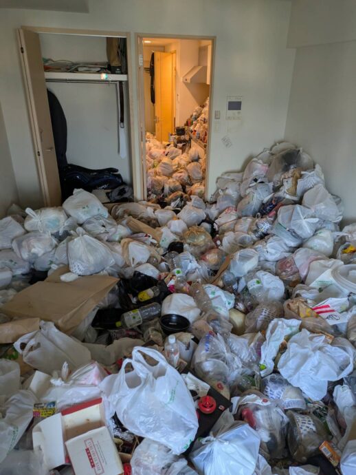 大分市のゴミ屋敷