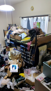 中津市30代女性のゴミ屋敷の片付け前の画像①